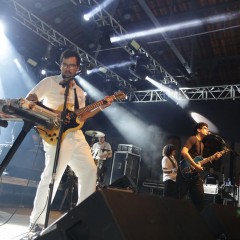 Mombojó, Barro e Dj da Mata no palco do Quintal do Absurdo