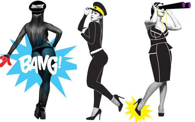 Bang de Anitta foi a música escolhida para o flashmob - Crédito: Divulgação/YouTube