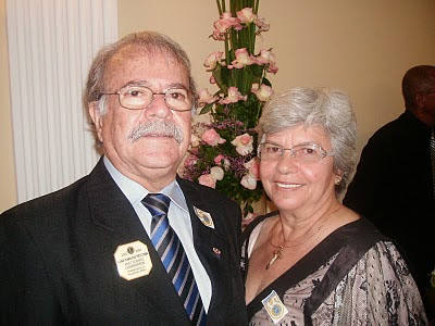 Luiz Carlos Feitosa e esposa