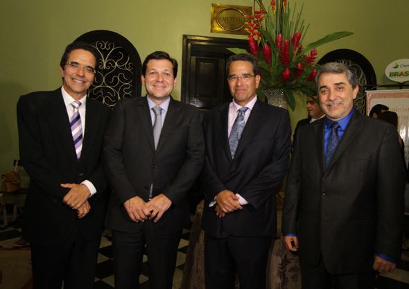 Maurício Rands, Geraldo Julio, Alexandre Rands e Guilherme Machado. Crédito: Nando Chiappetta/DP/D.A Press 