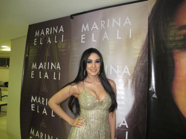 Marina Elali fez o show
