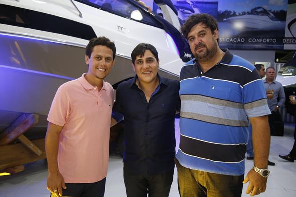 Vitor Brecci, José Augusto Lima Junior e Benito Fernandez. Crédito: Gleyson Ramos/Divulgação
