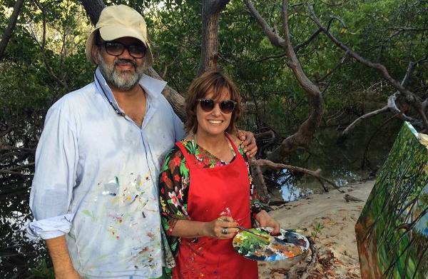 Mané Tatu e Célia Campello