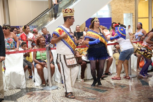 O Rei e Rainha do Carnaval da Pessoa Idosa foram conhecidos ontem - Crédito: Allan Torres/PCR/Divulgação