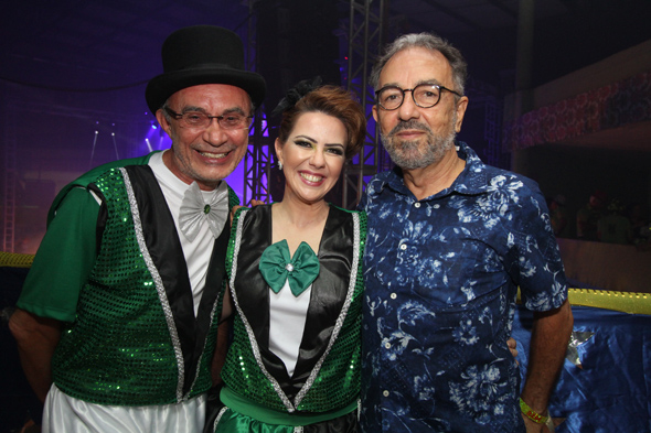 Claudio Marinho, Ana Karina e Roberto Lucio. - Crédito: Nando Chiappetta/DP - BLOG JA
