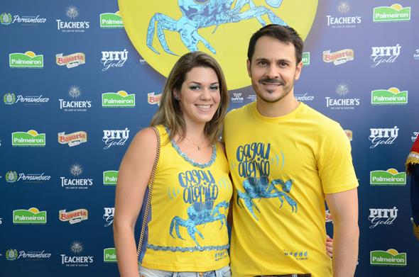 Fábio Buchman e Aninha Vasconcelos Crédito: Roberta Pontual/Comunnik/Divulgação