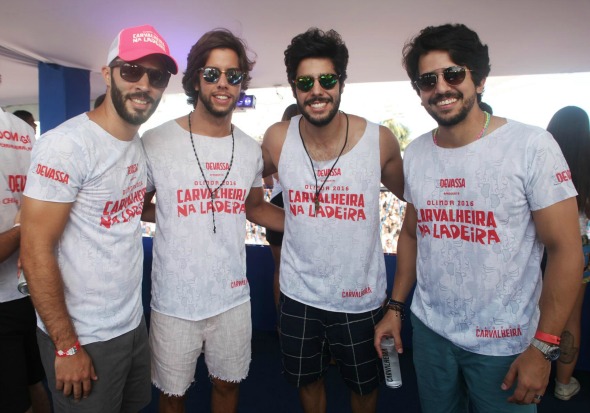 Gustavo Krauze, Rodrigo Mota, José e Anibal Pinteiro. Crédito: Vinícius Ramos/Divulgação