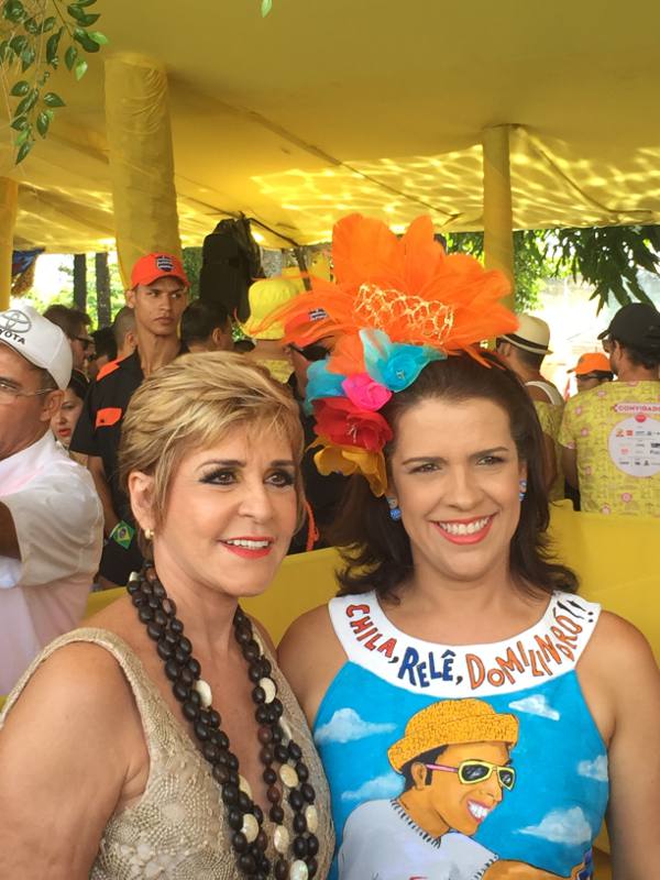 As primeiras-damas Ana Nery Menezes e Cristina Mello/JAMS
