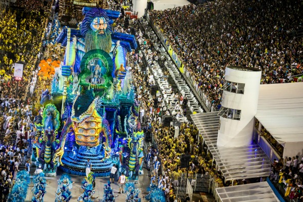 Desfile da escola Império de Casa Verde no Carnaval 2016 de São Paulo. Crédito: Rafael Neddermeyer/LIGASP/Fotos Públicas