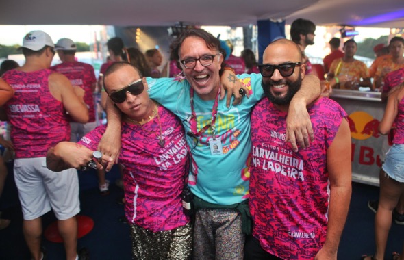 Walério Araújo, Nestos Mádenes e Anderson. Crédito: Vinícius Ramos / Divulgação