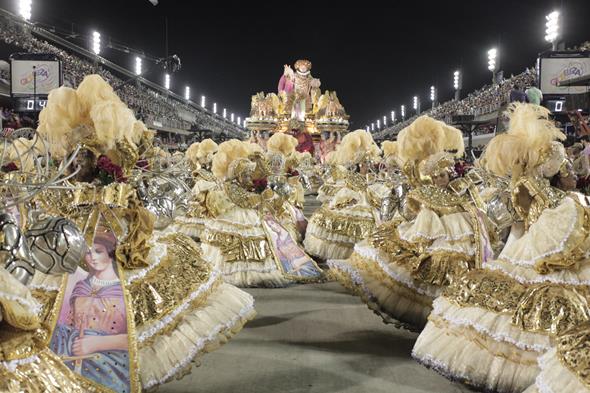 Detalhes do desfile da Mangueira no Carnaval 2016 do Rio de Janeiro. Crédito: Gabriel Santos/Riotur
