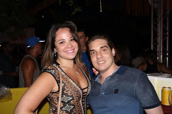 Tati Guimarães e Pedro Brenannd Crédito: Paulo Victor Moura/Divulgação