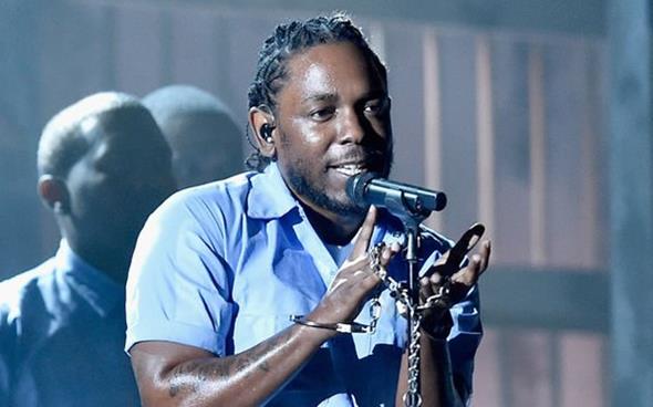 O rapper Kendrick Lamar era o mais indicado, em onze categorias - Crédito: Reprodução/Twitter