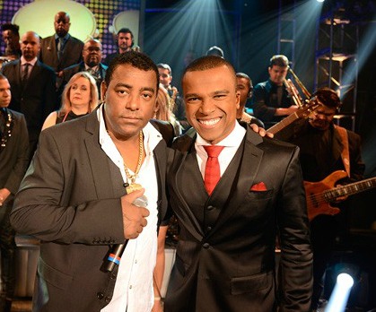 Luiz Carlos e Alexandre Pires afastaram Belo da segunda edição do projeto Gigantes do Samba - Foto: TV Globo/Programa do Jô
