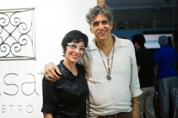 A artista plástica Dayse Pontes e seu marido Criolo. Crédito: Clara Gouvêa/Divulgação