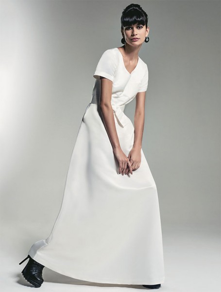 Vestido de noiva faz parte da coleção - Crédito: Pedrita Junckes/ELLE/Reprodução