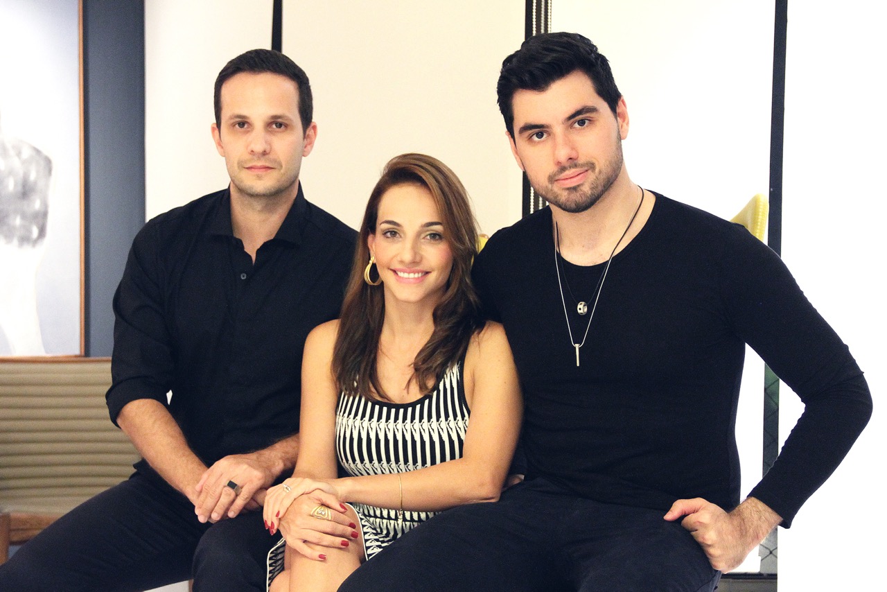 João Vasconcelos, Cris Lemos e Luiz Dubeux