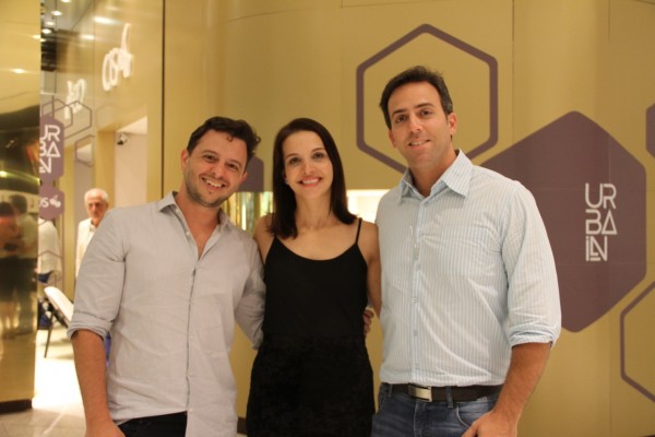 Erick Nejaim, Cecília Lemos e André Asfora - Crédito: Luciano Alpes/4Comunicação/Divulgação