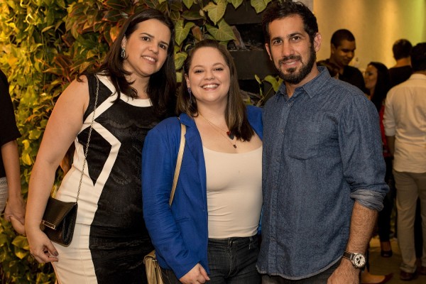 Ana Lúcia, Carol e Raphael - Crédito: Ame Fotografia/Divulgação 