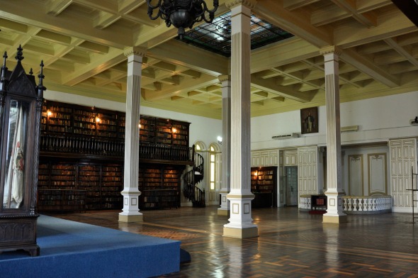 Salão nobre do Gabinete Português de Leitura. Crédito: Blenda Souto Maior/Esp. DP/D.A Press