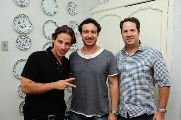Caito Maia, Olando Freitas e André Maranhão - Crédito: Armando Artoni/Divulgação
