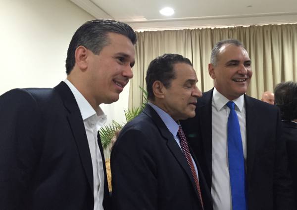 Felipe Carreras, ministro Henrique Eduardo Alves e Nelson Pelegrino, presidente da CTI Nordeste