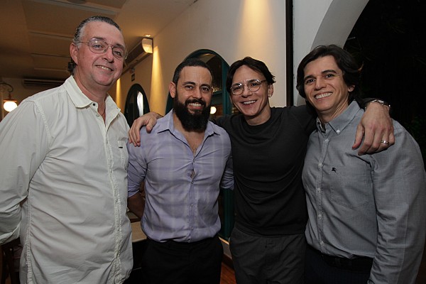 Andre Wanderley, Claudio Campello, Zezinho e Turibio- Crédito: Roberto Ramos/DP