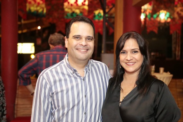 Ivo Amaral e Celinha Stamford