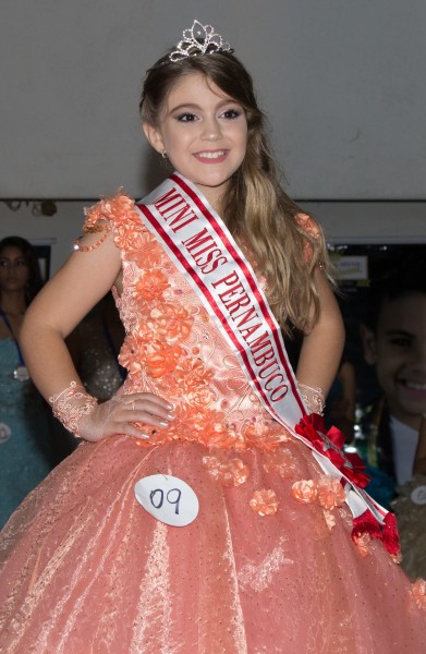Maria Clara é a nova Mini Miss Pernambuco - Crédito: César Sakuragui/Divulgação