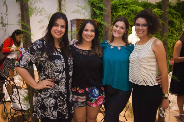 Clarice Possidônio, Nina Lacerda, Patricia Fortes e Julianna Nascimento. Crédito: Arquivo pessoal / Divulgação