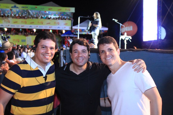 Eduardi Prota, Diogo Noronha e Luciano Rego. Crédito: Luiz Fabiano / Divulgação