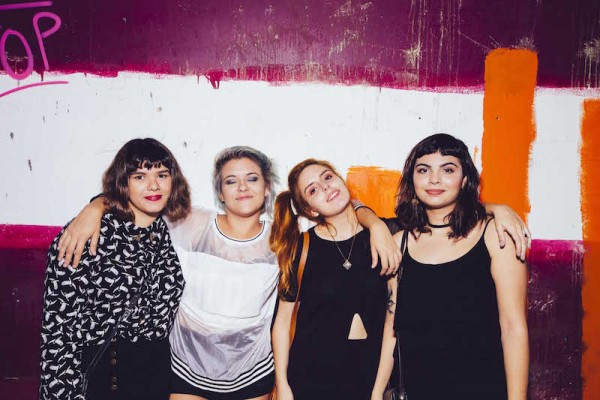 Maria Júlia Moreira, Camila Regueira, Maria Eduarda Duarte e Maitê Lira - Crédito: Lana Pinho/Divulgação