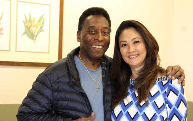 Pelé e Márcia casam-se sábado em cerimônia reservada - Crédito: Divulgação/Hospital Albert Einstein
