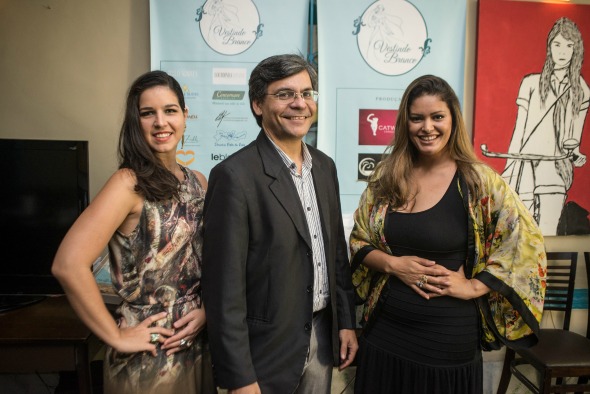 Rhavena Viana, Júnior Lucena e Rachel Plutarco. Crédito: Oásis Evento / Divulgação