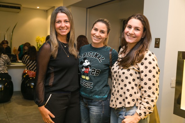 Renata Burle, Mariana e Adriana Perylo - Crédito: Tatiana Sotero/DP
