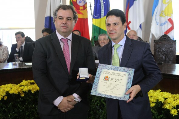 Alberto Ferreira Costa Filho e o Ministro Bruno Araujo. Crédito: Julio Jacobina/DP