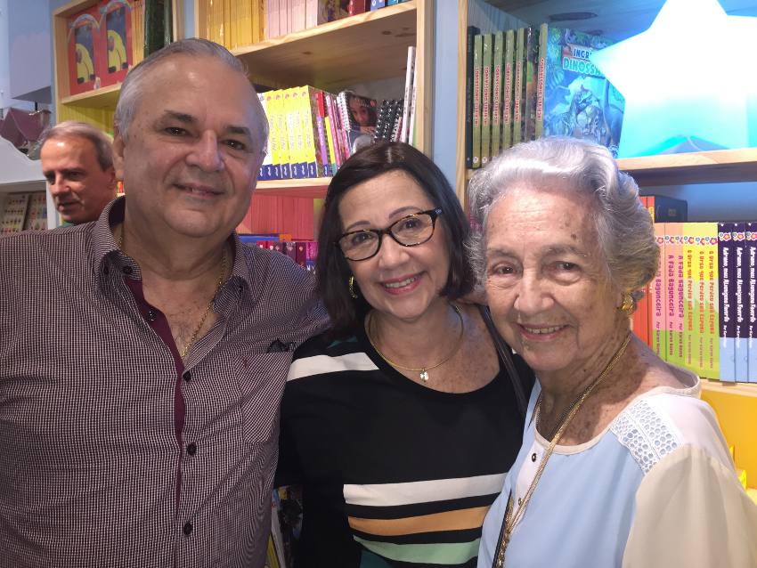 Tatiana com a mãe Maria teresa e avó Maria do Carmo Sotero