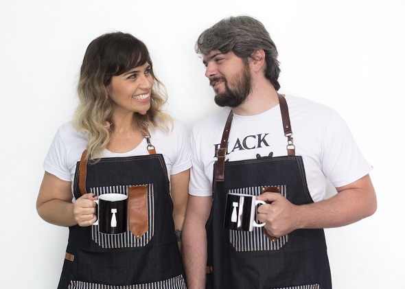 Paloma Amorim e George Geppp. Crédito: Paloma Amorim / Divulgação