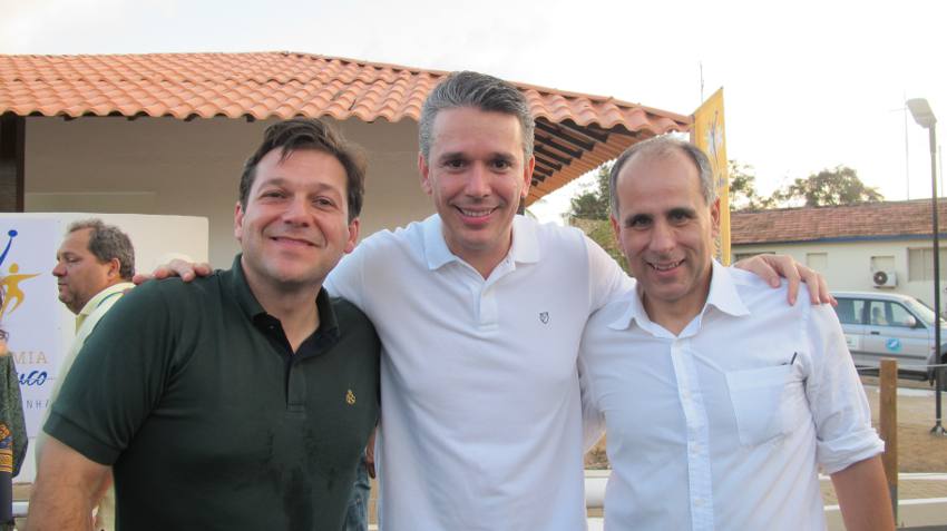 Geraldo Julio, Felipe Carreras e Luiz Eduardo Antunes