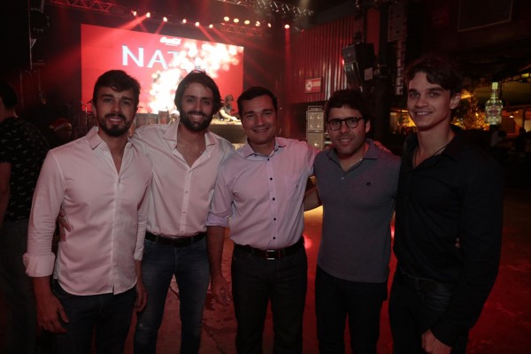 Rafael Lobo, Jorge Peixoto, Geraldo Bandeira, Kiko Lumack e Victor Carvalheira - Crédito: Divulgação/Carvalheira