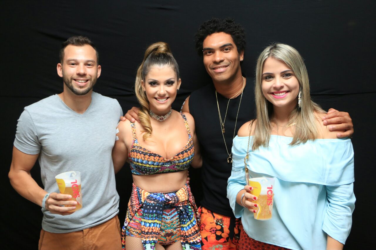 Diego Oliveira, Millane Hora, Denny e Catarina -Crédito: Bruno Maia/Divulgação