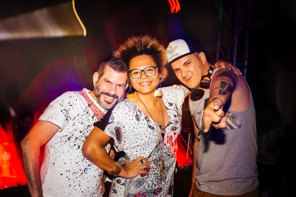 DJs Rebel K , Lala K e Original DJ Copy - Crédito: Lana Pinho/Divulgação