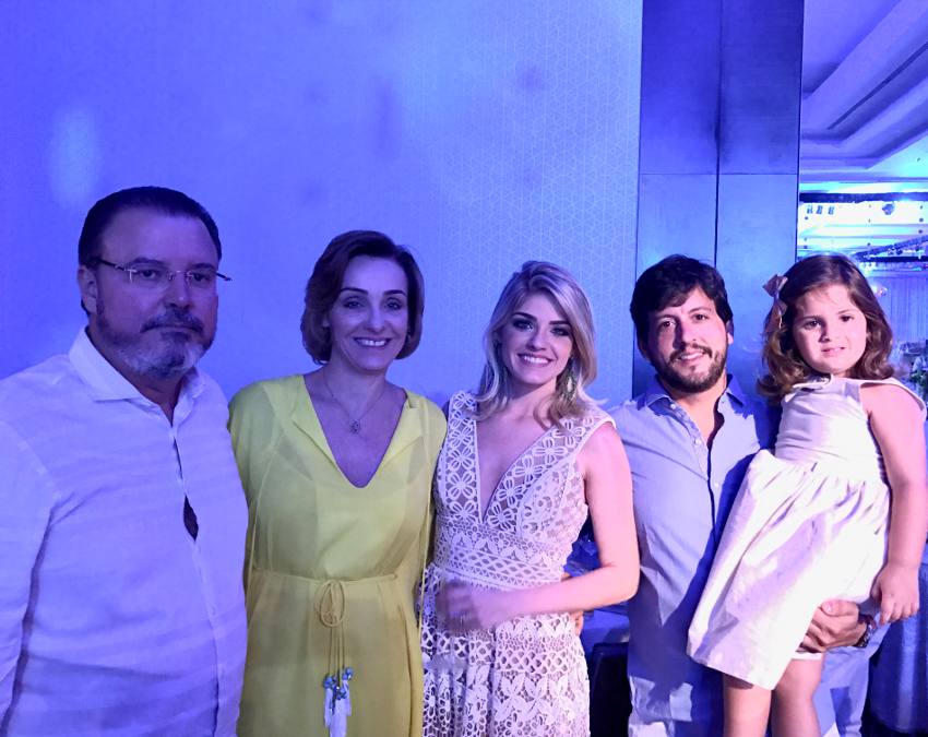 Eduardo Monteiro com a família