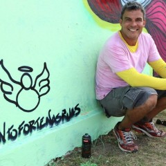 Flávio Barra vai grafitar o Galo da Madrugada