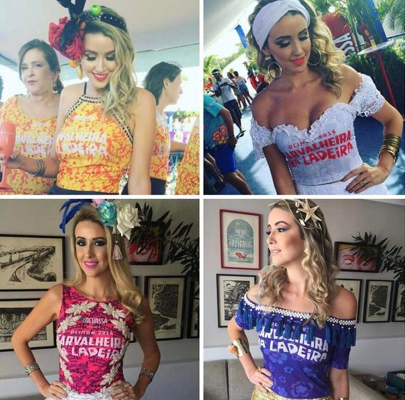 Customização feita pela Loja Surreal para a empresária Bruna Monteiro no carnaval de 2016