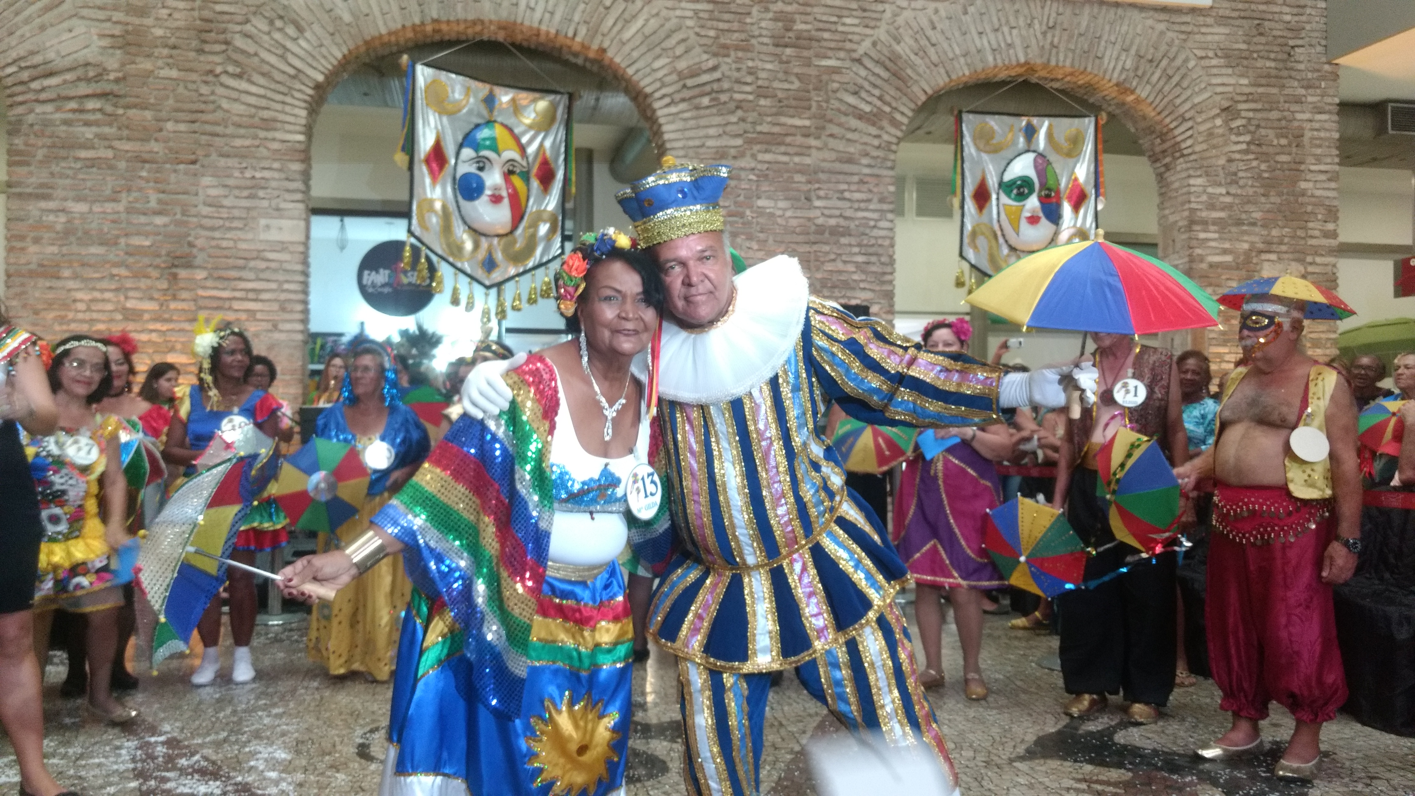 Rainha e Rei do Carnaval da Pessoa Idosa - Crédito: Divulgação/PCR