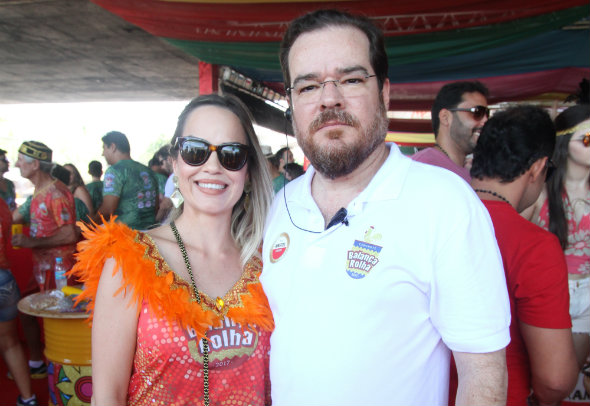 Juliana e André Cavalcanti. Foto: Nando Chiappetta/DP
