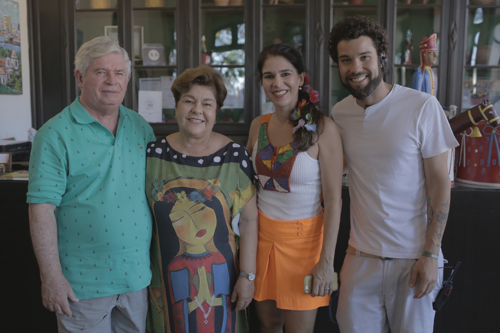 Marcos Aurelio, Graça Didier, Marilia Didier e Thiago Megale comandam o espaço - Crédito: Celo Silva/Divulgação