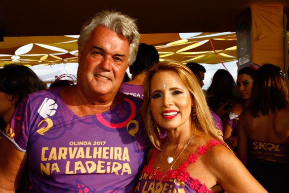  Andre Campos e a esposa, Virginia Campos. Credito: Rafael Martins/ Esp. DP