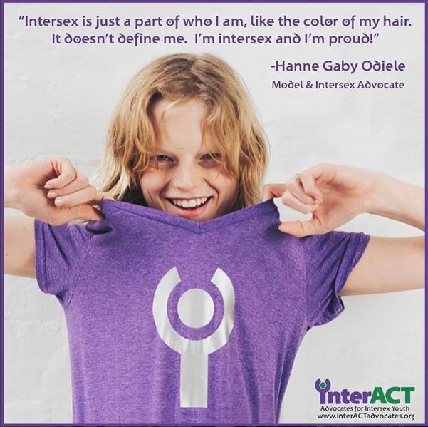 Campanha sobre intersexualidade - Crédito: Reprodução/Instagram